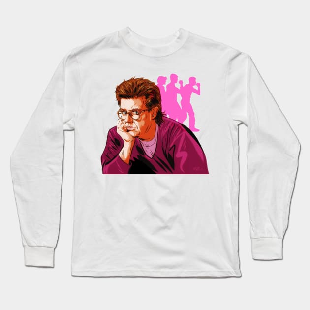 John Hughes - An illustration by Paul Cemmick Long Sleeve T-Shirt by PLAYDIGITAL2020